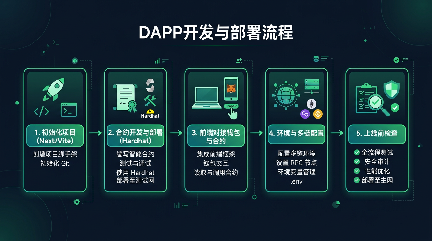 从 0 到 1 搭建 DApp 的五个步骤