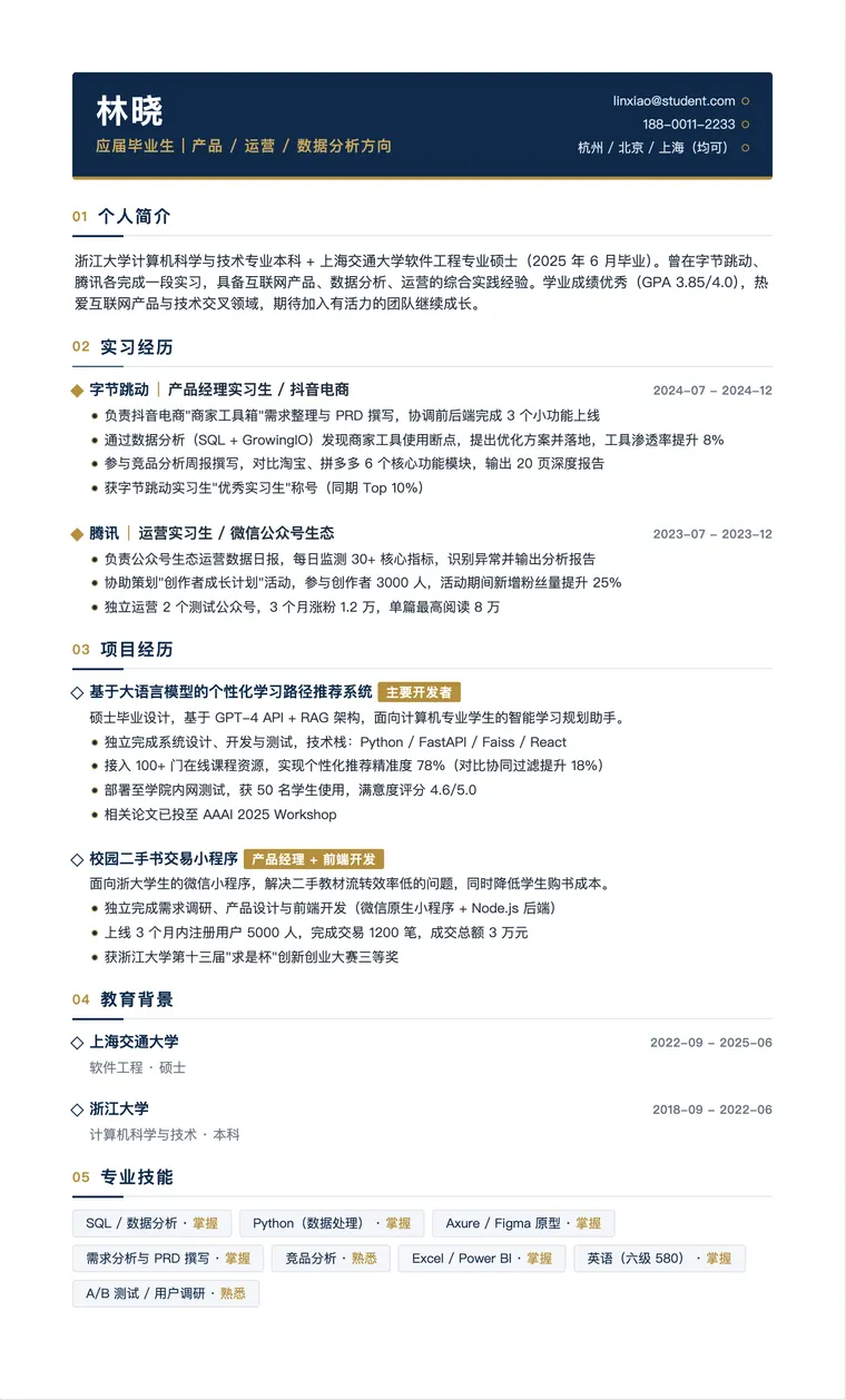 商科校招