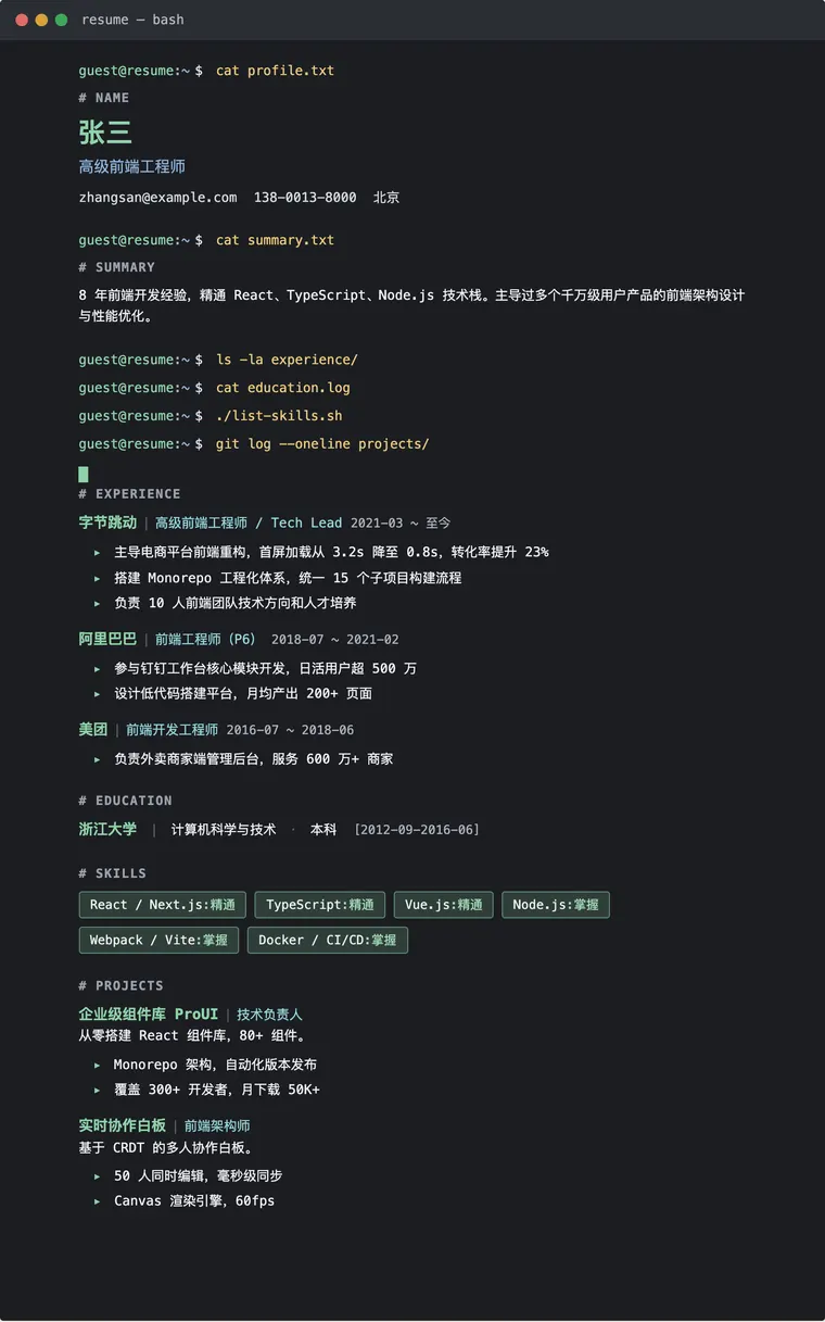 终端风格